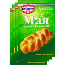 7 гр. Суха мая Dr. Oetker /4 бр. стек/