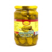 680 гр. кисели краставички Кръстев